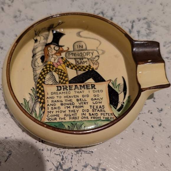 Vintage Carlton Ware Double Ashtray - Picture 2 of 4